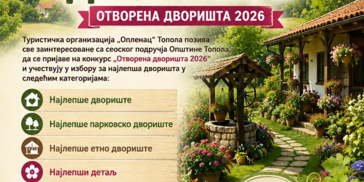 ПРИЈАВЕ ЗА НАЈЛЕПШЕ ДВОРИШТЕ